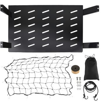 Rear Cargo Rack compatible for Jeep Wrangler TJ 1997-2006 300lbs Capacity with Elastic Net