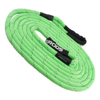 24250lbs Kinetic Recovery Rope Tow Rope Offroad Recovery Kit w/ 2 Soft Shackles