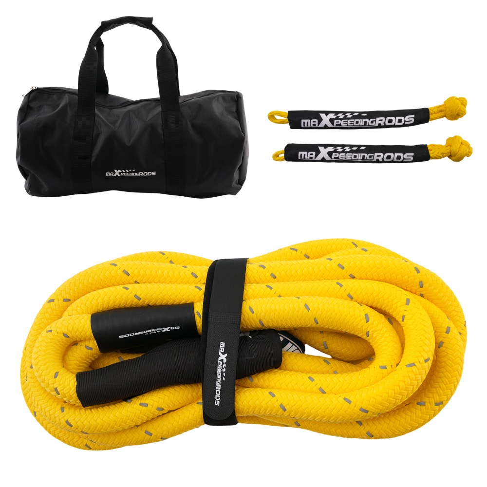 7/8 inch x 30 ft Kinetic Recovery Rope for Off-Road SUV Truck 4WD 11 Ton