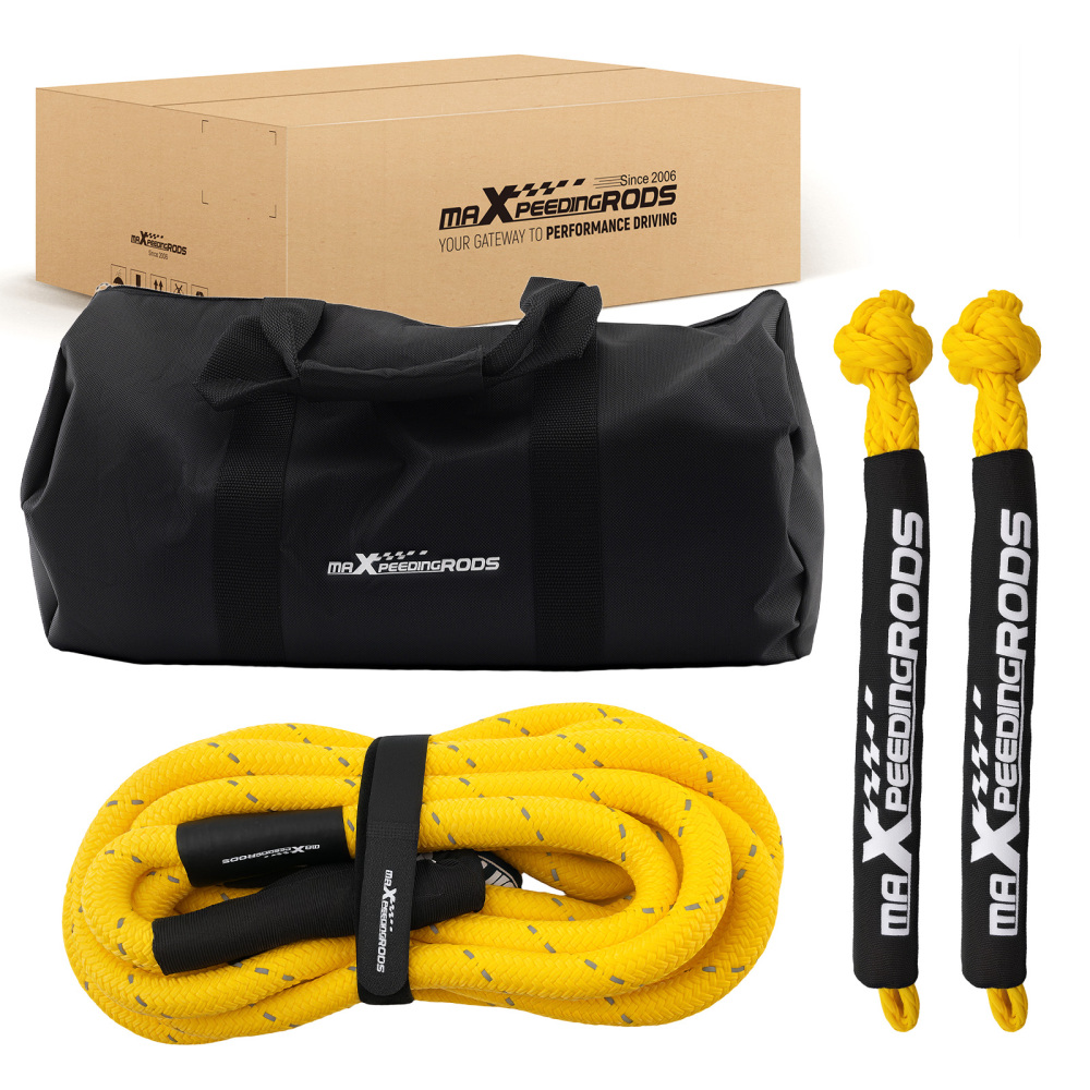 7/8 inch x 30 ft Kinetic Recovery Rope for Off-Road SUV Truck 4WD 11 Ton