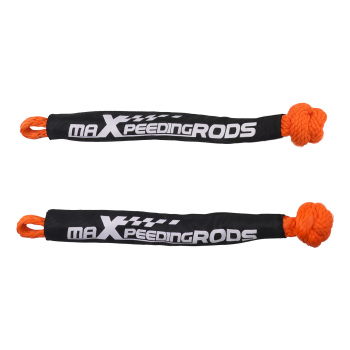 1in x 30ft Kinetic Recovery Rope 30864lbs W/ Winch damper + 2*Soft Shackles