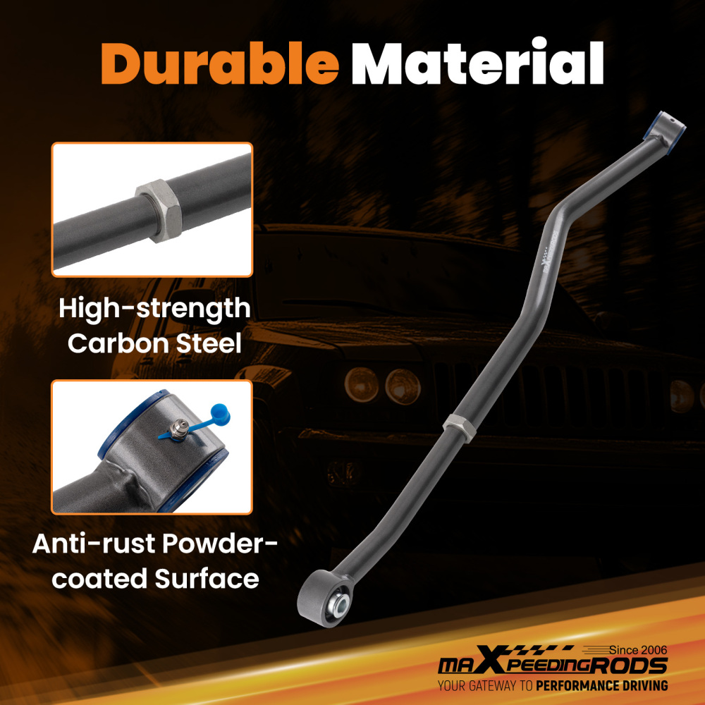 Front Adjustable Track Bar 1-6 Inch Lift For 1999-2004 compatible for Jeep Grand Cherokee WJ