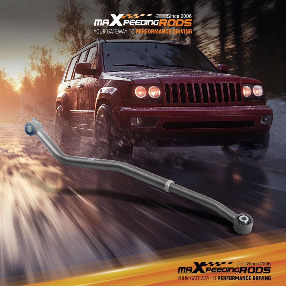 Front Adjustable Track Bar 1-6 Inch Lift For 1999-2004 compatible for Jeep Grand Cherokee WJ