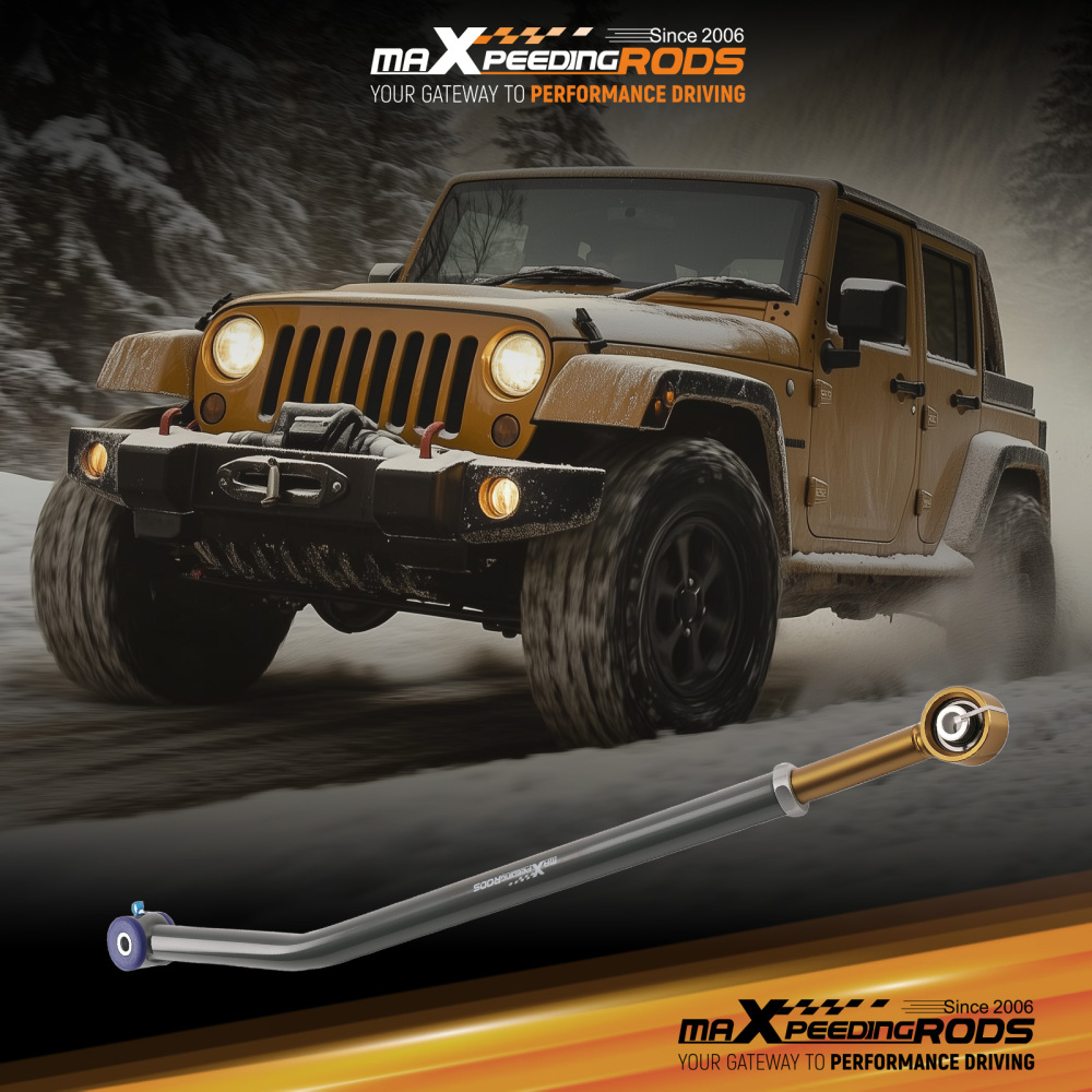 Adjustable Rear compatible for Panhard Rod Track Bar compatible for Jeep Wrangler TJ 1997-2006 w/1-6 Lift