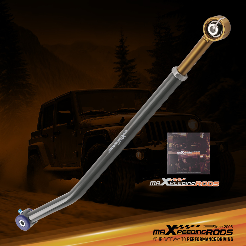 Adjustable Rear compatible for Panhard Rod Track Bar compatible for Jeep Wrangler TJ 1997-2006 w/1-6 Lift