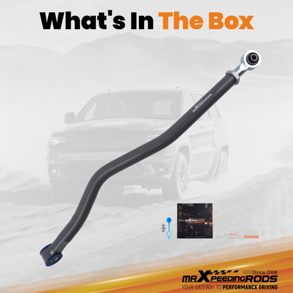 Front Track Bar Adjustable 0-4.5in Lift Compatible for Jeep Wrangler JL JLU / Gladiator