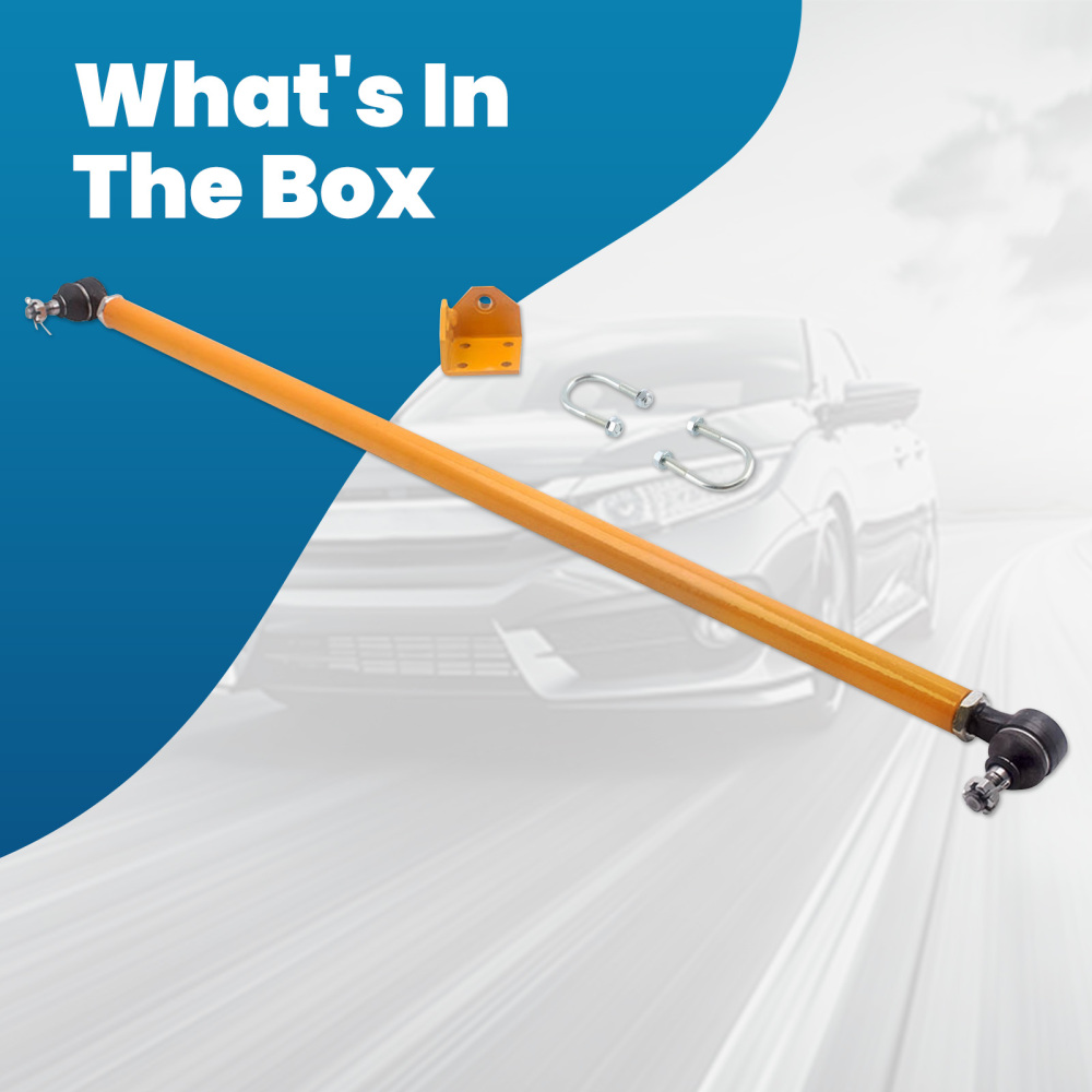 Regolabile Heavy Duty Drag Link Braccio Sterzo Asta compatibile per Nissan GU Y61 compatibile per Patrol Bar