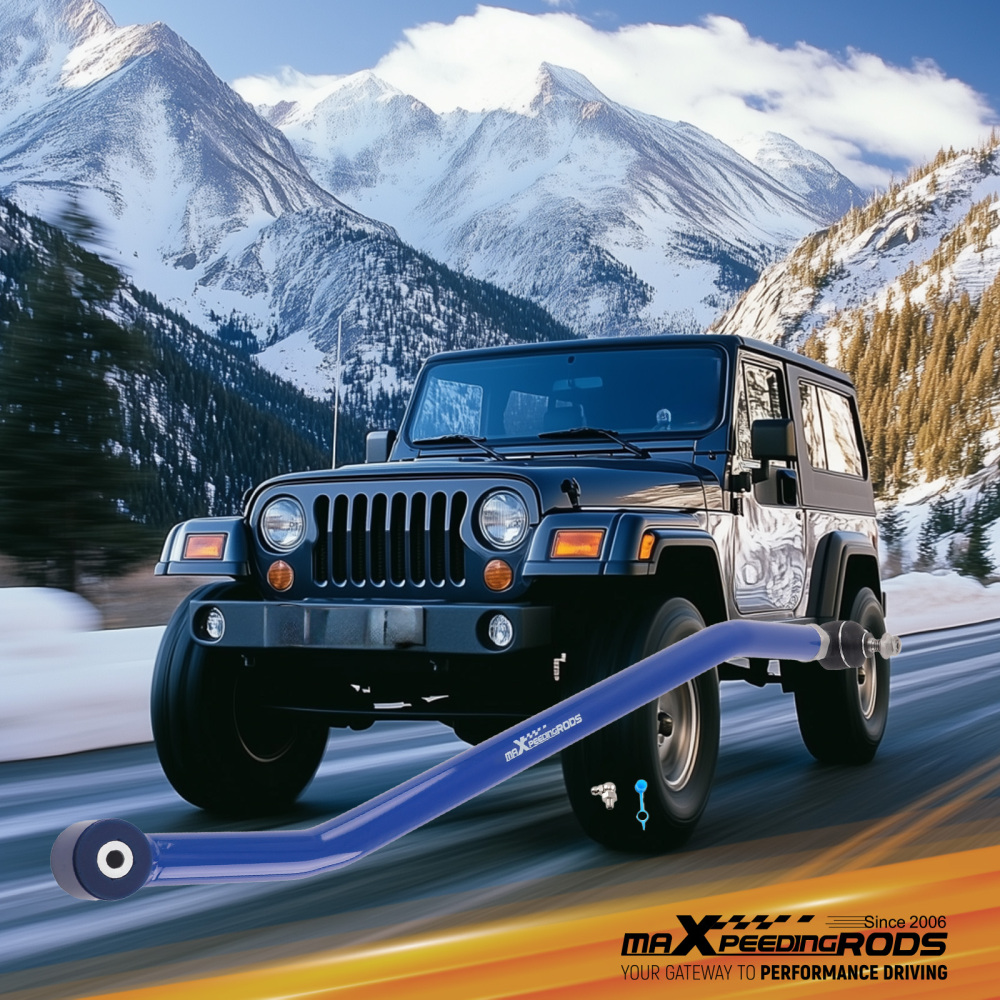 Front Adjustable Track Bar compatible for Jeep Cherokee XJ 1984-2001 Wrangler TJ 1997-2006