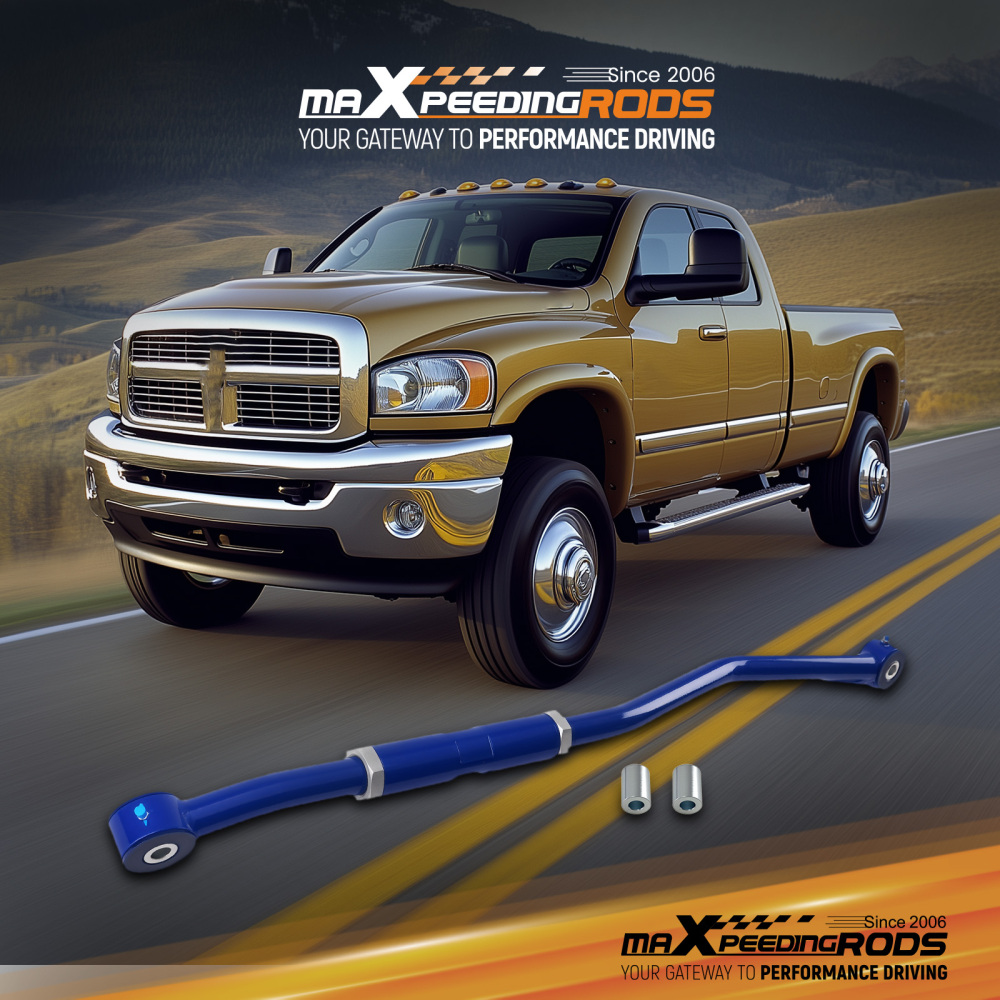 ADJUSTABLE HEAVY DUTY FRONT TRACK BAR compatibile per DODGE RAM 3500 4X4 2003-2012 NEW SET