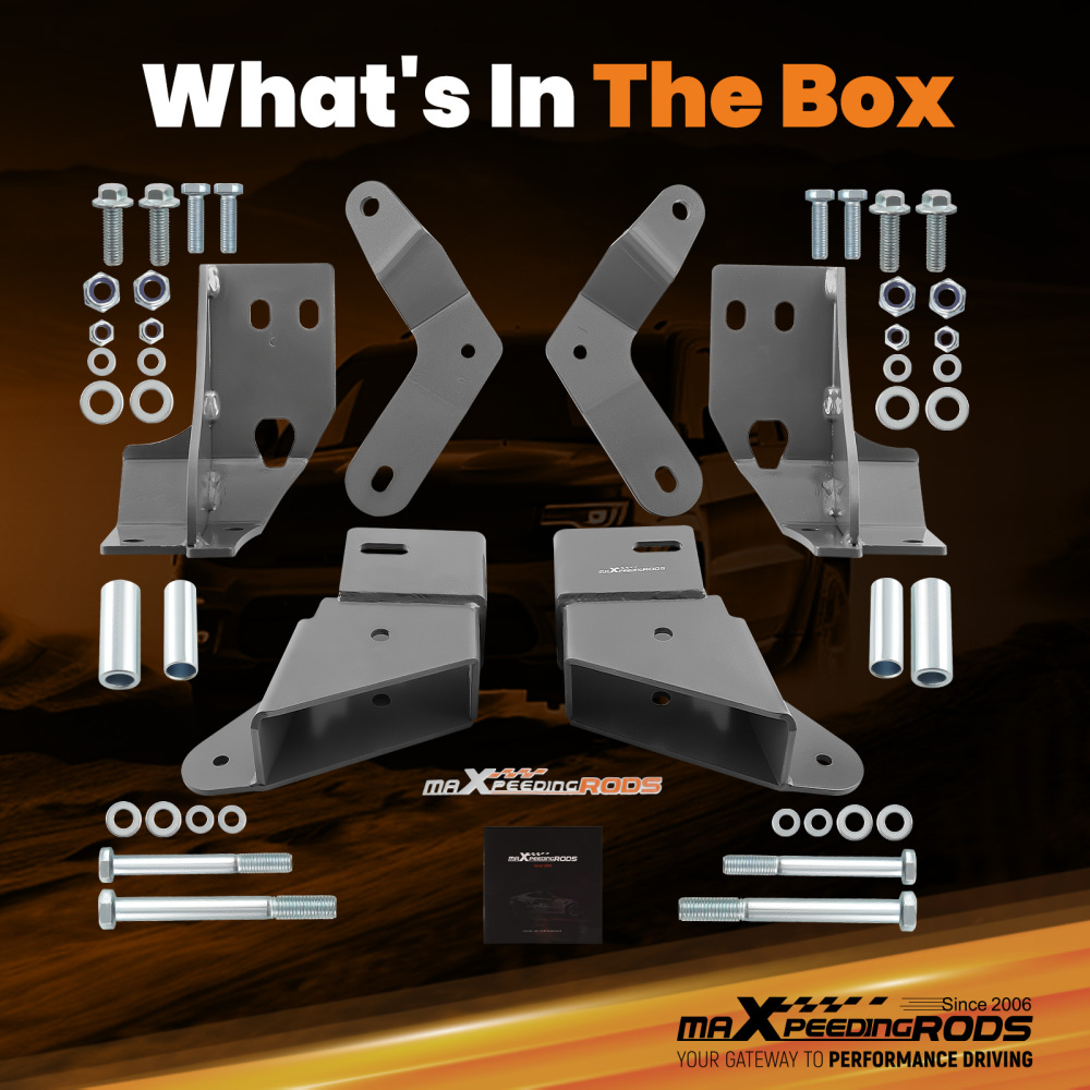 Front Control Arm Drop Bracket Kit 4X4 Off Road compatible for Jeep Cherokee XJ 4.5