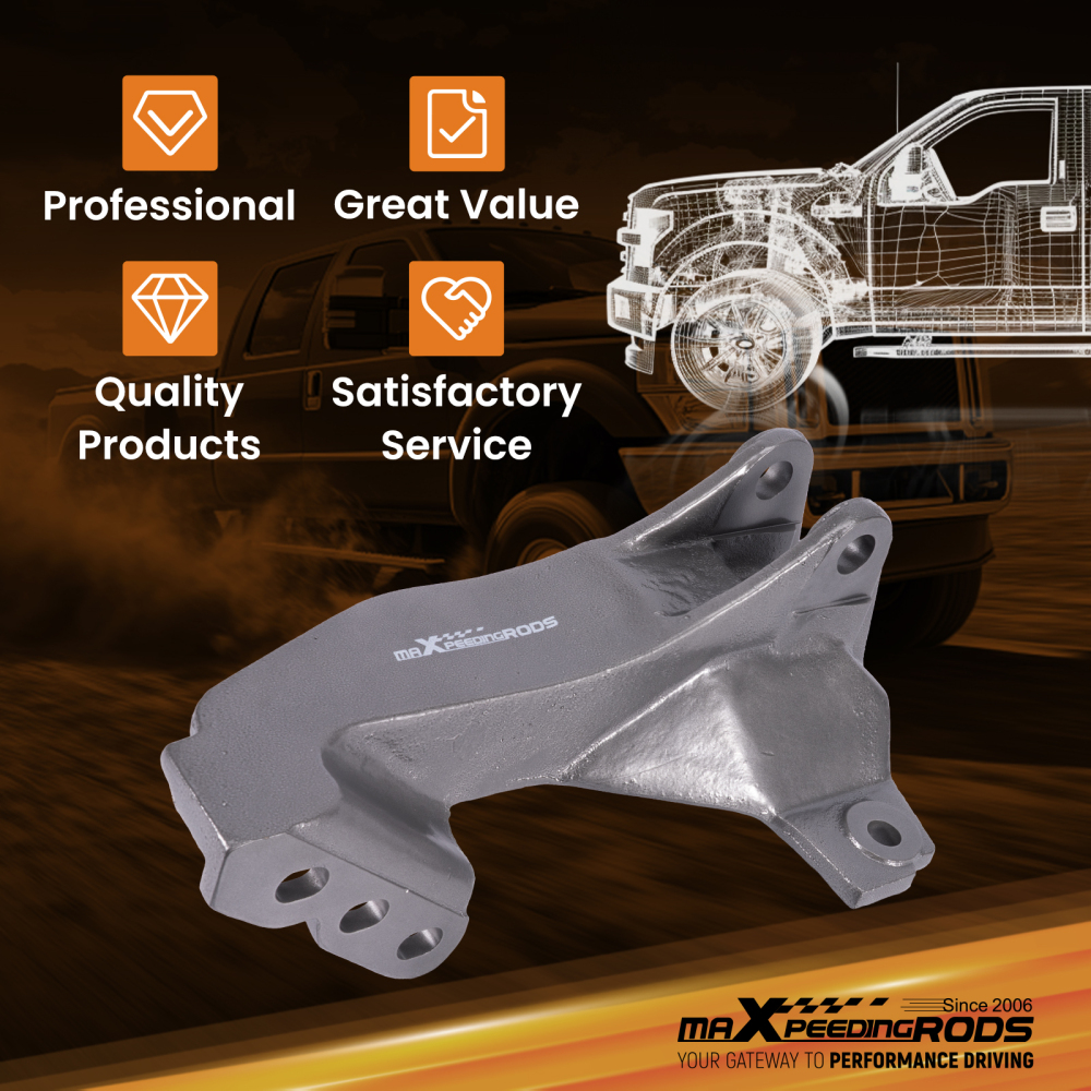 Adjustable 0-2.5 Front Track Bar Relocation Bracket compatible for Ford F250 F350 2008-24