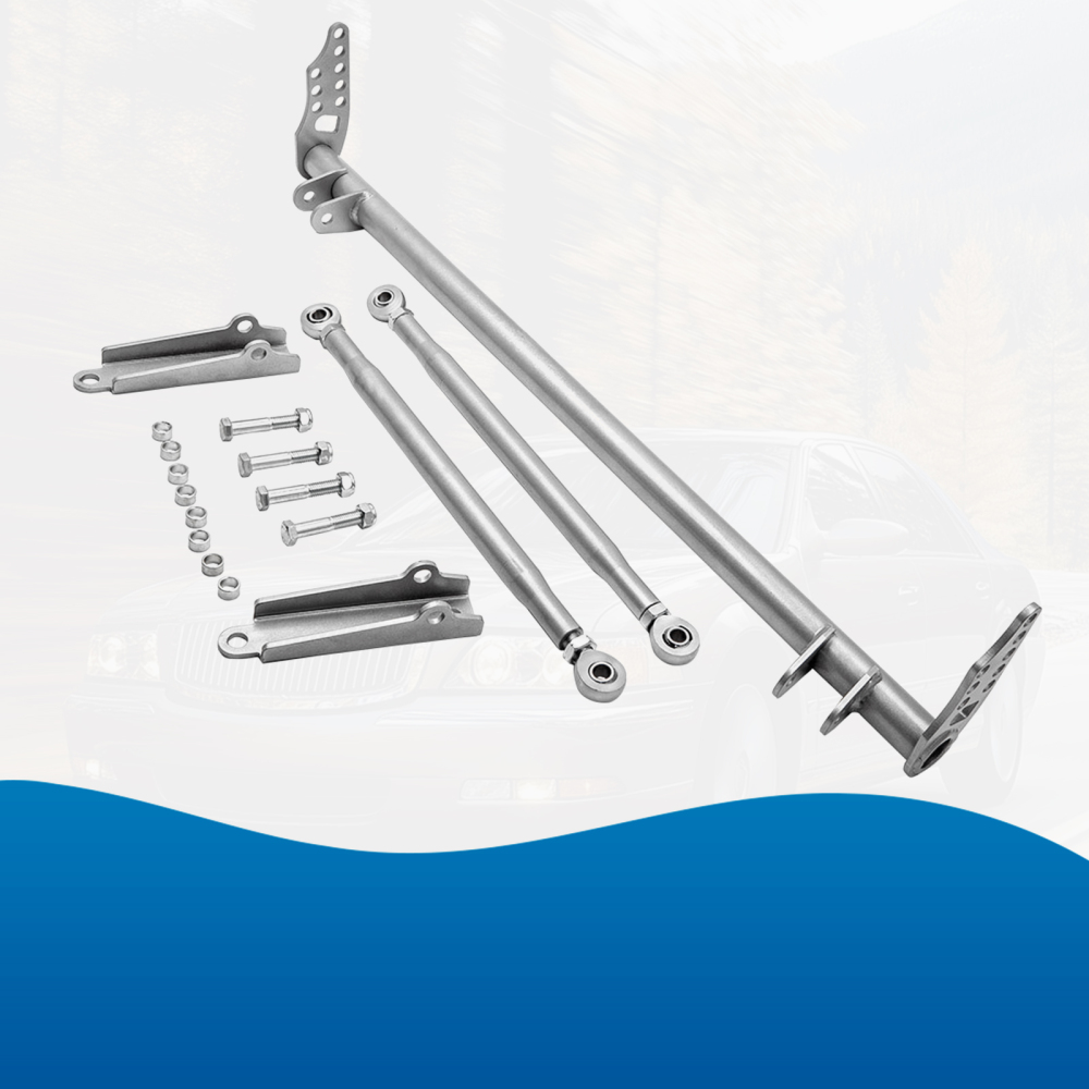 Front Lower Traction Control Rear Tie Bar Brace Kit for Honda Civic 1992-1995