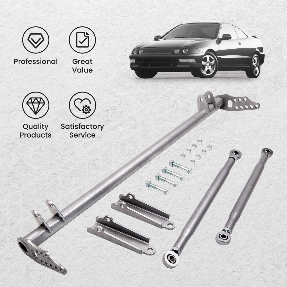 Front Lower Traction Control Rear Tie Bar Brace Kit for Honda Civic 1992-1995