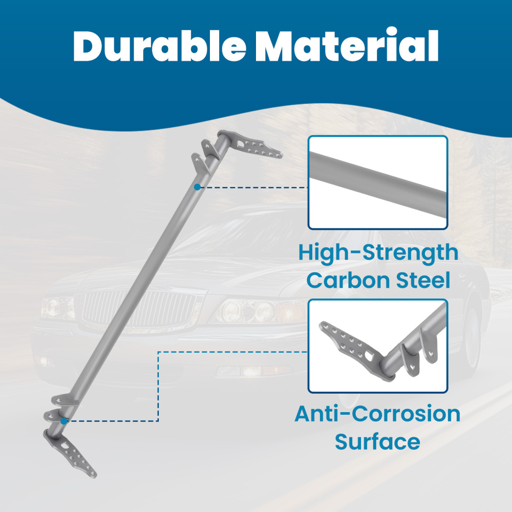 Front Lower Traction Control Rear Tie Bar Brace Kit for Honda Civic 1992-1995