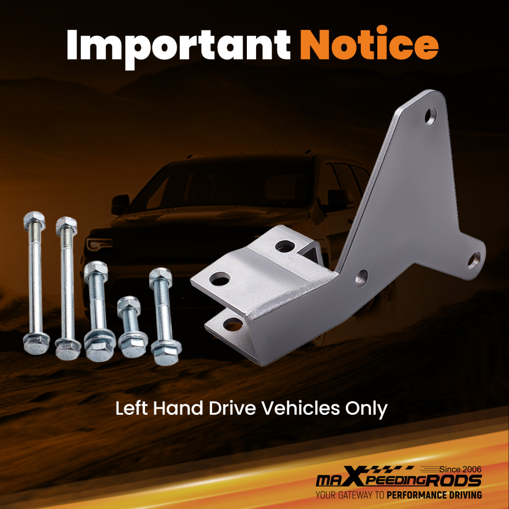 Front Track Bar Drop Bracket For 2-4 Lift Kit compatible for Jeep Grand Cherokee WJ 99-2004