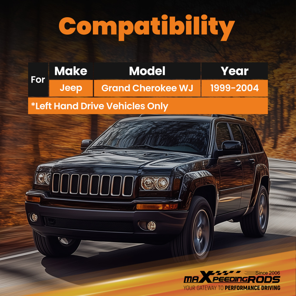 Front Track Bar Drop Bracket For 2-4 Lift Kit compatible for Jeep Grand Cherokee WJ 99-2004