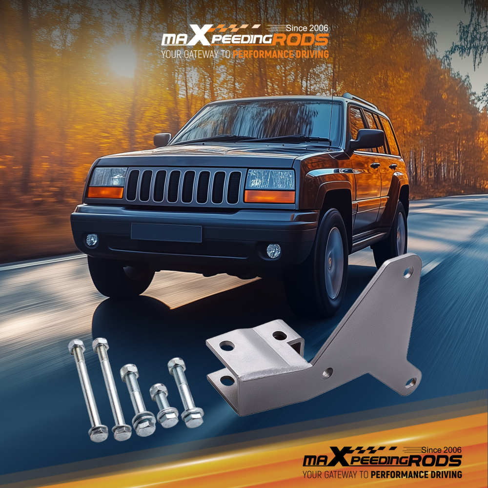 Front Track Bar Drop Bracket For 2-4 Lift Kit compatible for Jeep Grand Cherokee WJ 99-2004