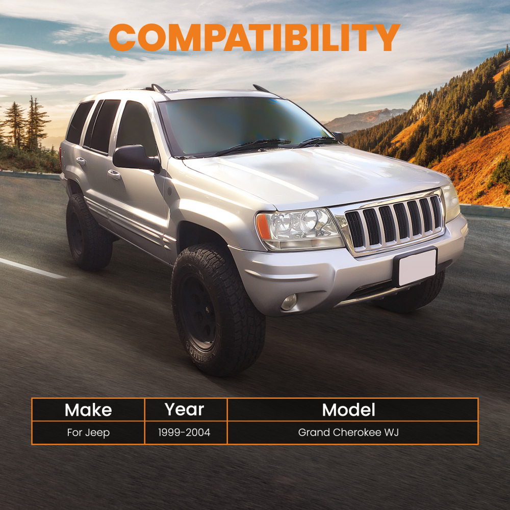 Front Track Bar Drop Bracket compatible for Grand Cherokee WJ 99-04 2-4 Lift Heavy Duty