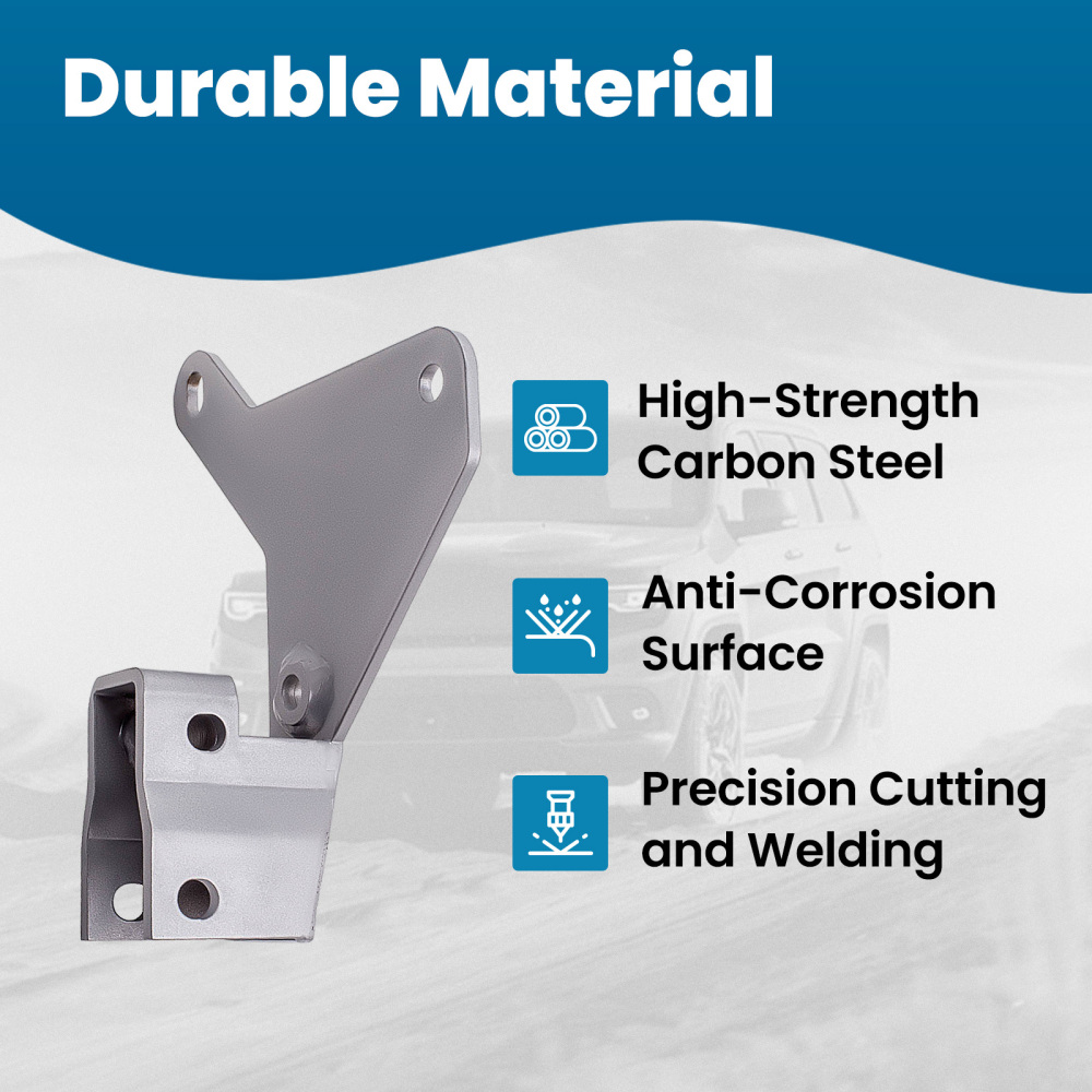 Front Track Bar Drop Bracket compatible for Grand Cherokee WJ 99-04 2-4 Lift Heavy Duty