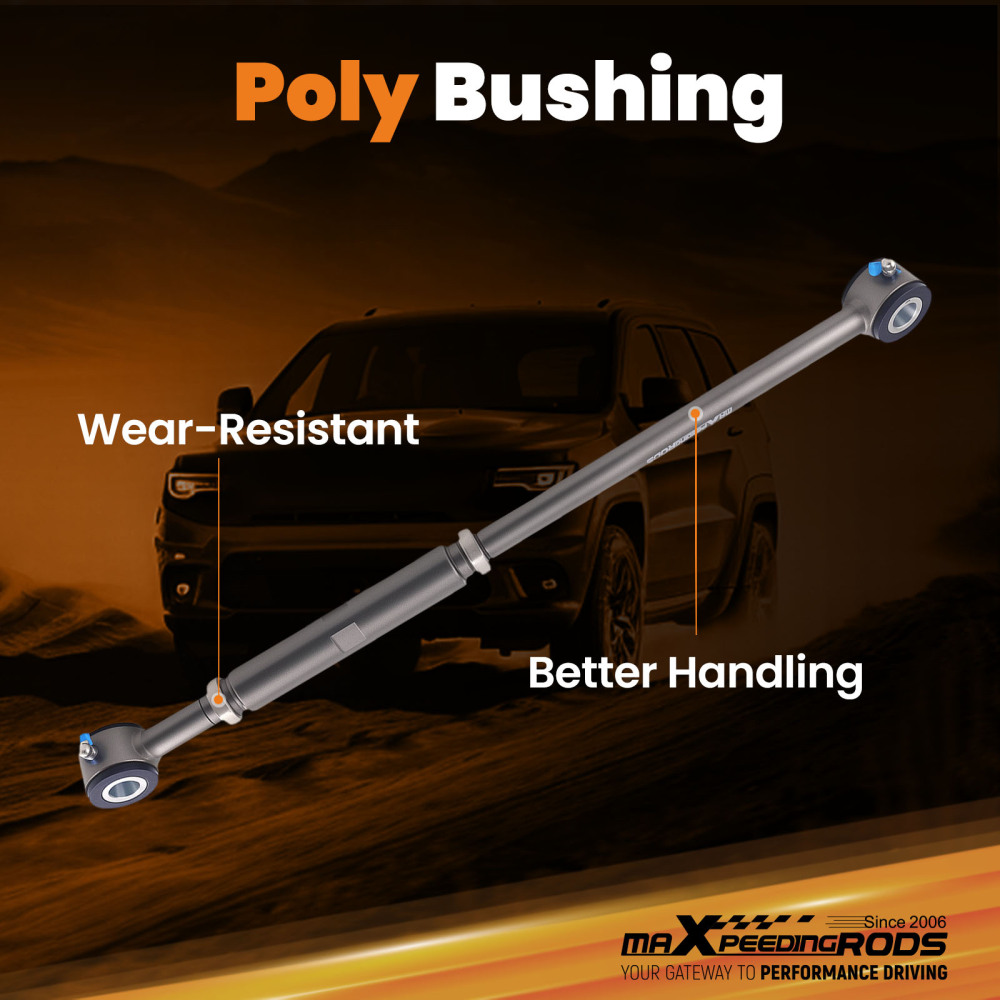 Front Adjustable Track Bar compatible for Ford F-250 99-04 compatible for Super Duty 00-05 Excursion 4X4