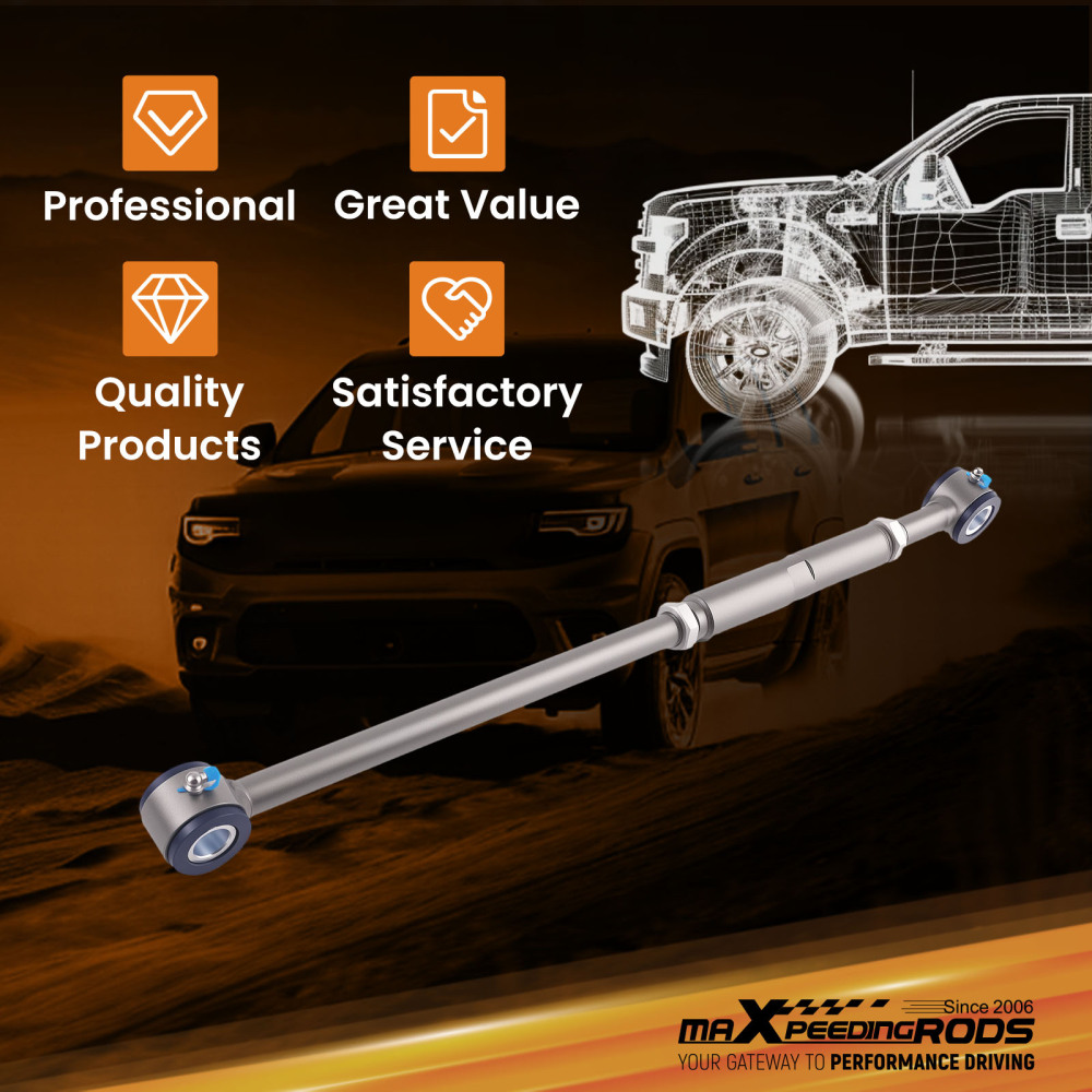 Front Adjustable Track Bar compatible for Ford F-250 99-04 compatible for Super Duty 00-05 Excursion 4X4