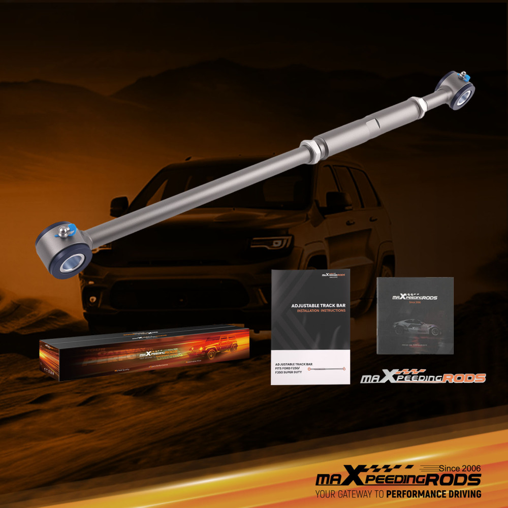 Front Adjustable Track Bar compatible for Ford F-250 99-04 compatible for Super Duty 00-05 Excursion 4X4