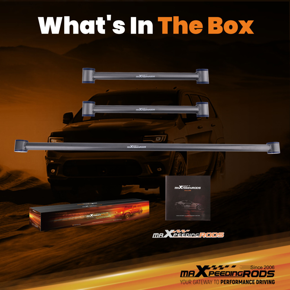 Rear Lower Trailing Control Arm compatible for Panhard Bar for 1982-02 compatible for Camaro Firebird F-Body