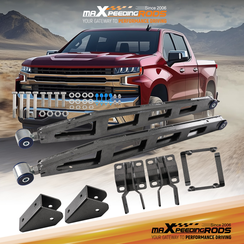 Adjustable Traction Bar w/ Brackets compatible for GMC Sierra 1500 Limited 4/2WD Lift 2-6