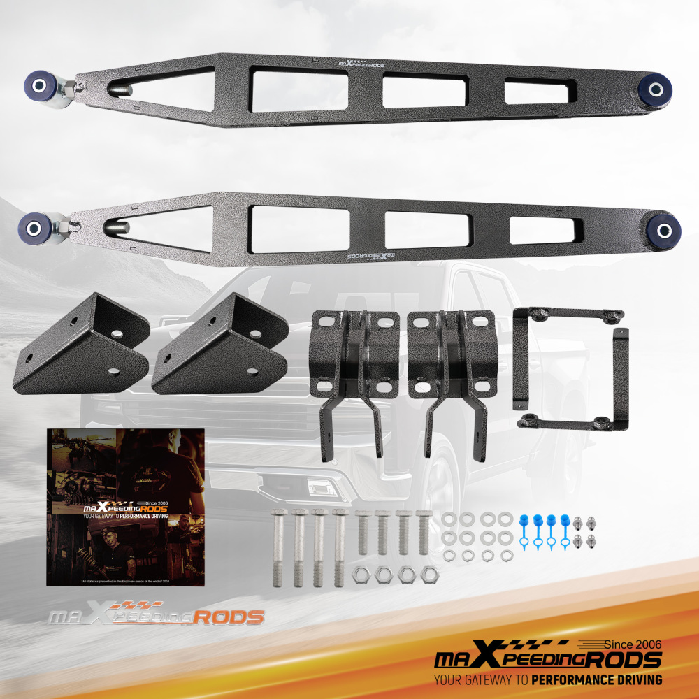 Adjustable Traction Bar w/ Brackets compatible for GMC Sierra 1500 Limited 4/2WD Lift 2-6