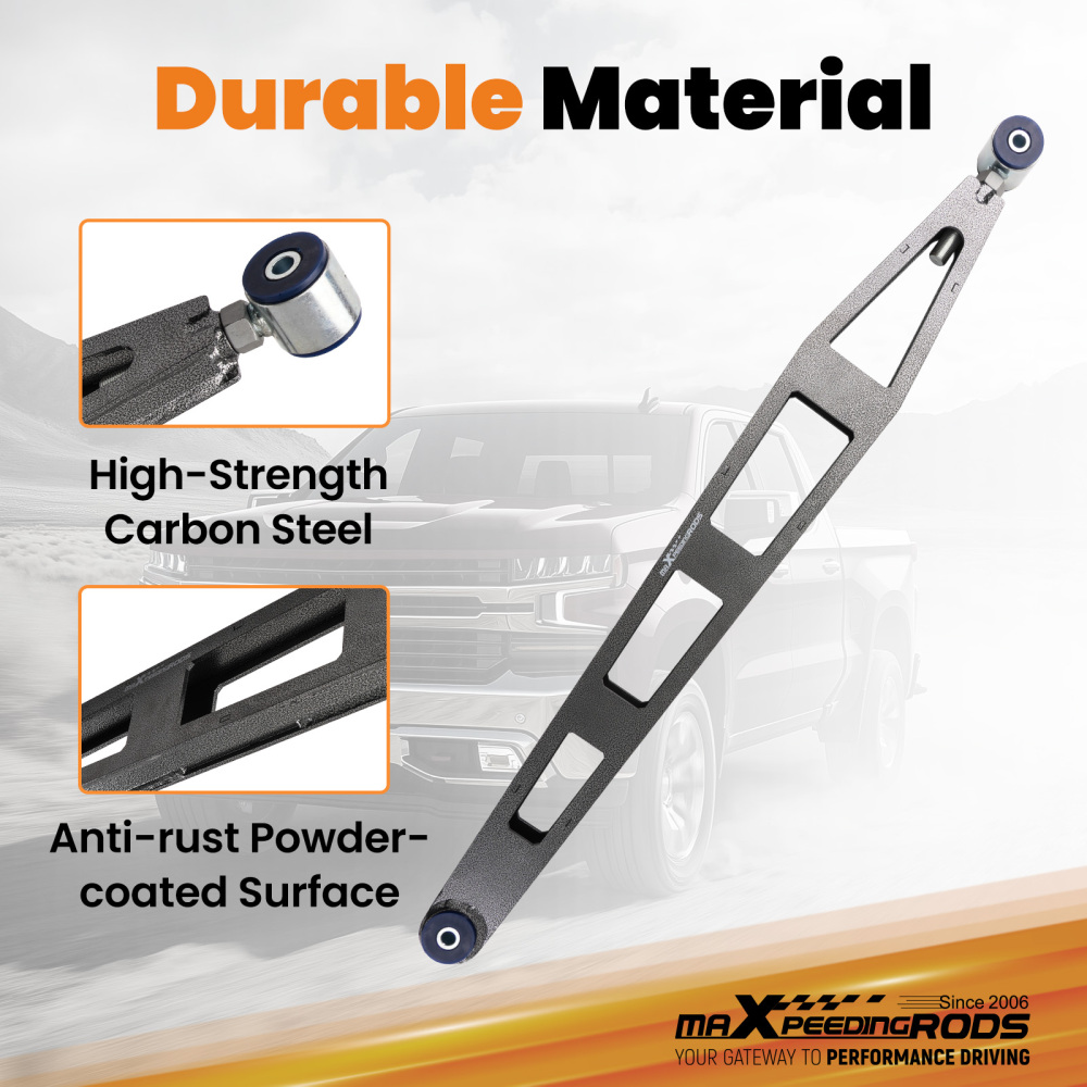 Adjustable Traction Bar w/ Brackets compatible for GMC Sierra 1500 Limited 4/2WD Lift 2-6