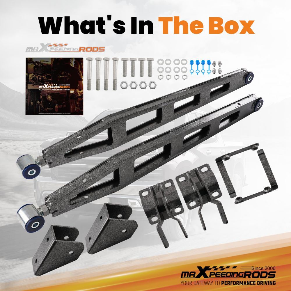 Adjustable Traction Bar w/ Brackets compatible for GMC Sierra 1500 Limited 4/2WD Lift 2-6