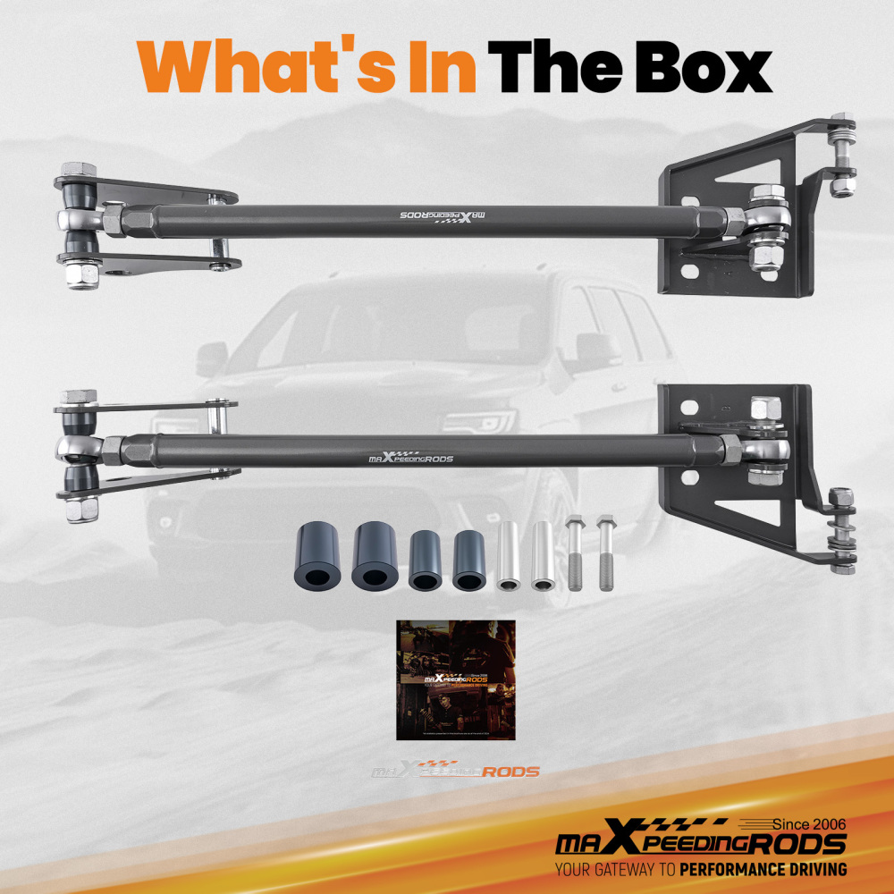 Adjustable Rear Traction Bars compatible for Chevrolet S10 Blazer 1983-2004 φ32x4MM