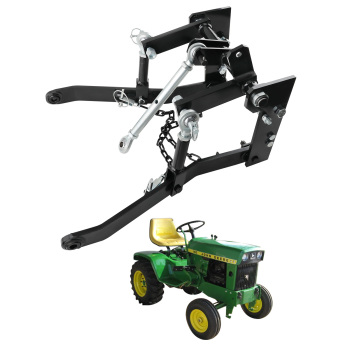 Rear 3 Point Hitch Tow Hitch Receiver compatible for John Deere 140 300 317 w/ Closed Frame