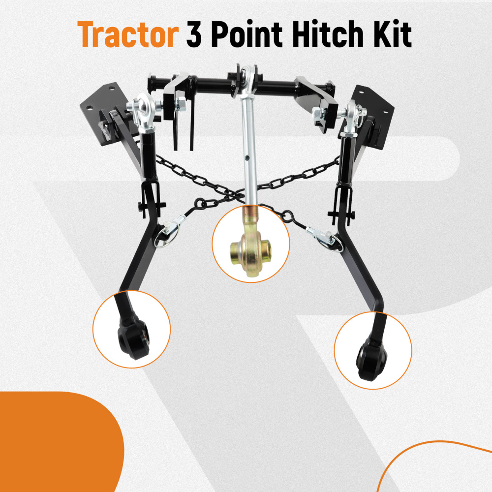 Three 3 Point Hitch Receiver Kit compatible for John Deere Tractor 318 322 330 332 420 430