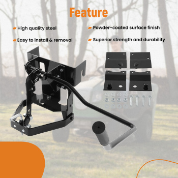 Rear Sleeve Hitch Attachment for Craftsman Garden Tractors w/ 2223 tires