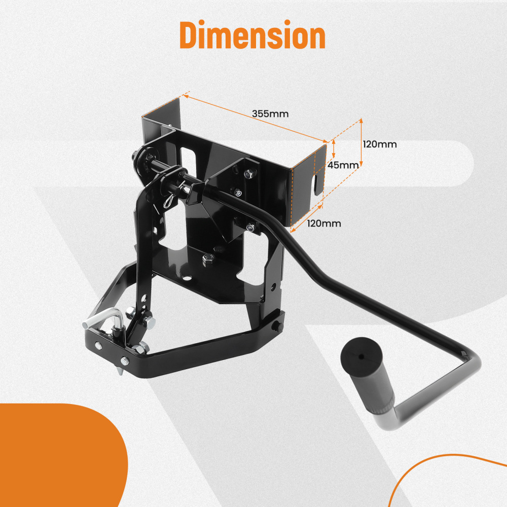 Rear Sleeve Hitch Attachment for Craftsman Garden Tractors w/ 2223 tires