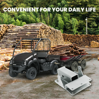 Compatible for Kawasaki Mule SX KAF400NHF 2017 2018 2019 Trailer Hook Hitch Mount Set