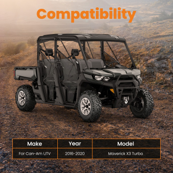 Rear 2 Trailer Towing Hitch Receiver compatible for Can-Am Maverick X3 4x4 Turbo 2016-2019