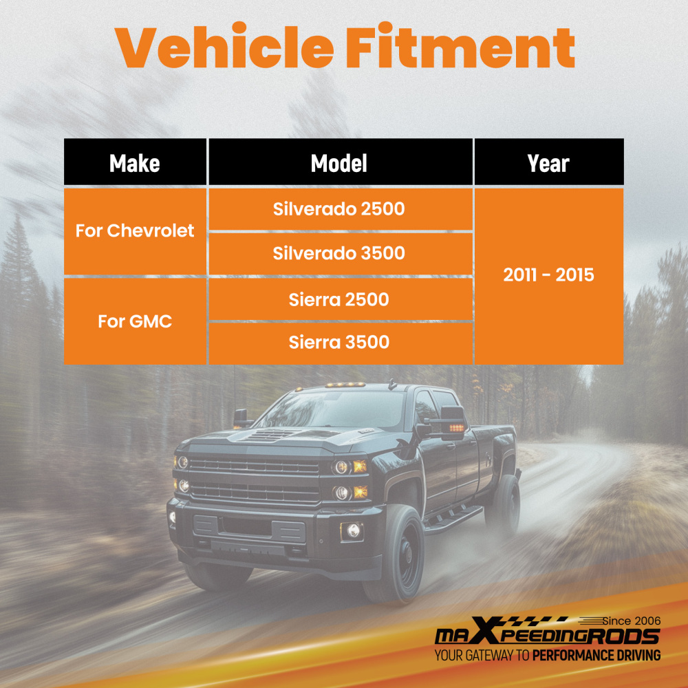 Gooseneck Hitch compatible for Chevrolet Silverado Compatible for GMC Sierra 2500/3500 2011-2015