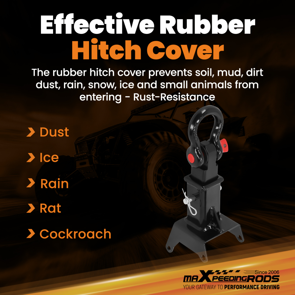 Rear Mount Trailer Hitch compatible for Can-Am Outlander 450 570 650 850 1000 2012-2024