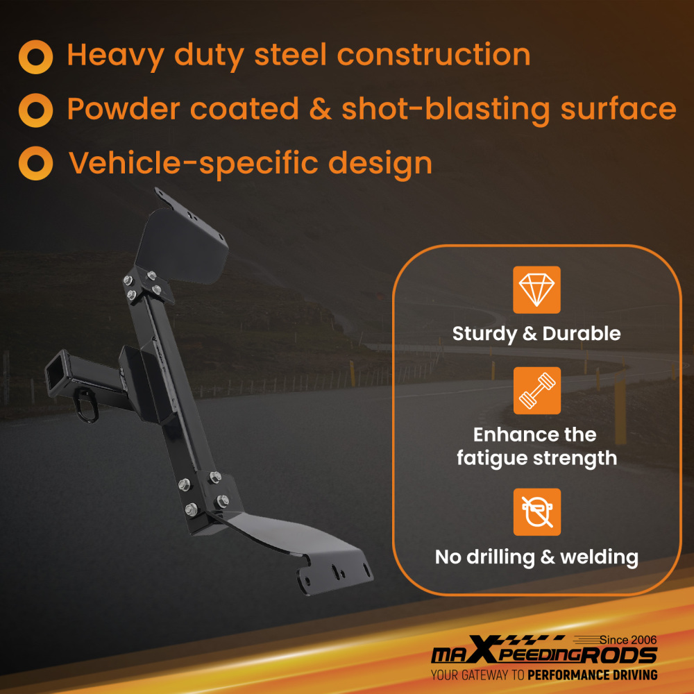 Rear Trailer Hitch Class3 compatible for Chevrolet Equinox GMC Terrain 2018-2025 2 4500lbs