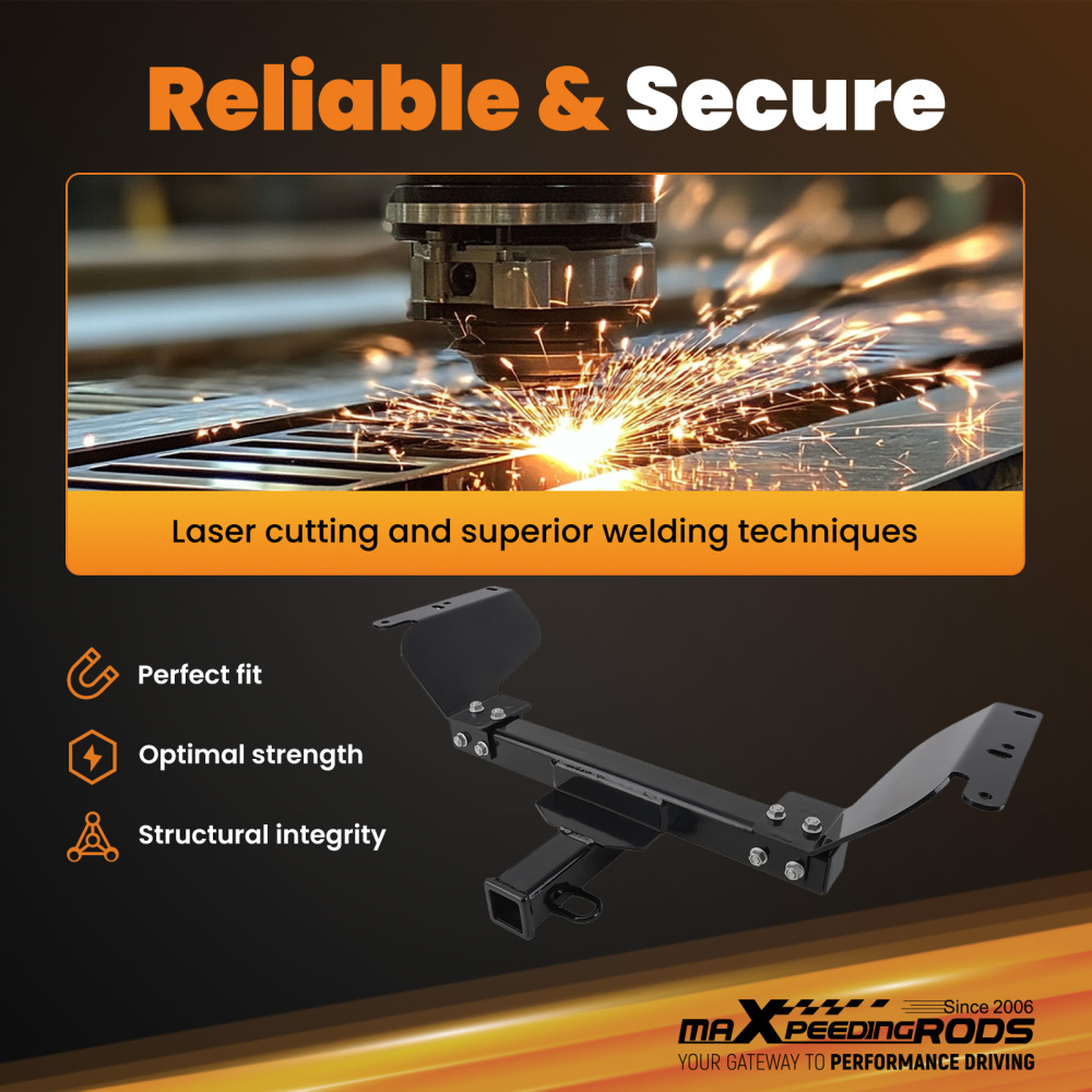 Rear Trailer Hitch Class3 compatible for Chevrolet Equinox GMC Terrain 2018-2025 2 4500lbs