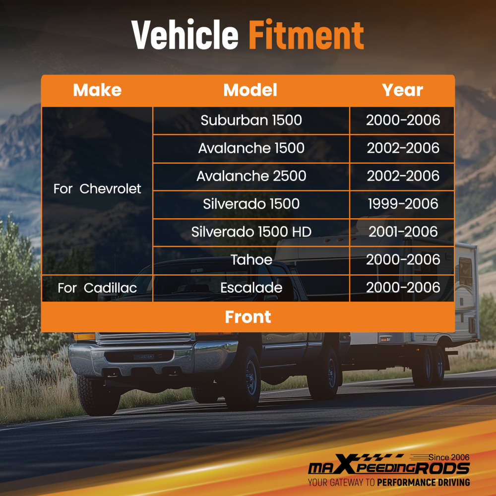 Class 3 Front Hitch compatible for GMC Yukon 2000-2006 2 Receiver Steel 5000lb Capacity