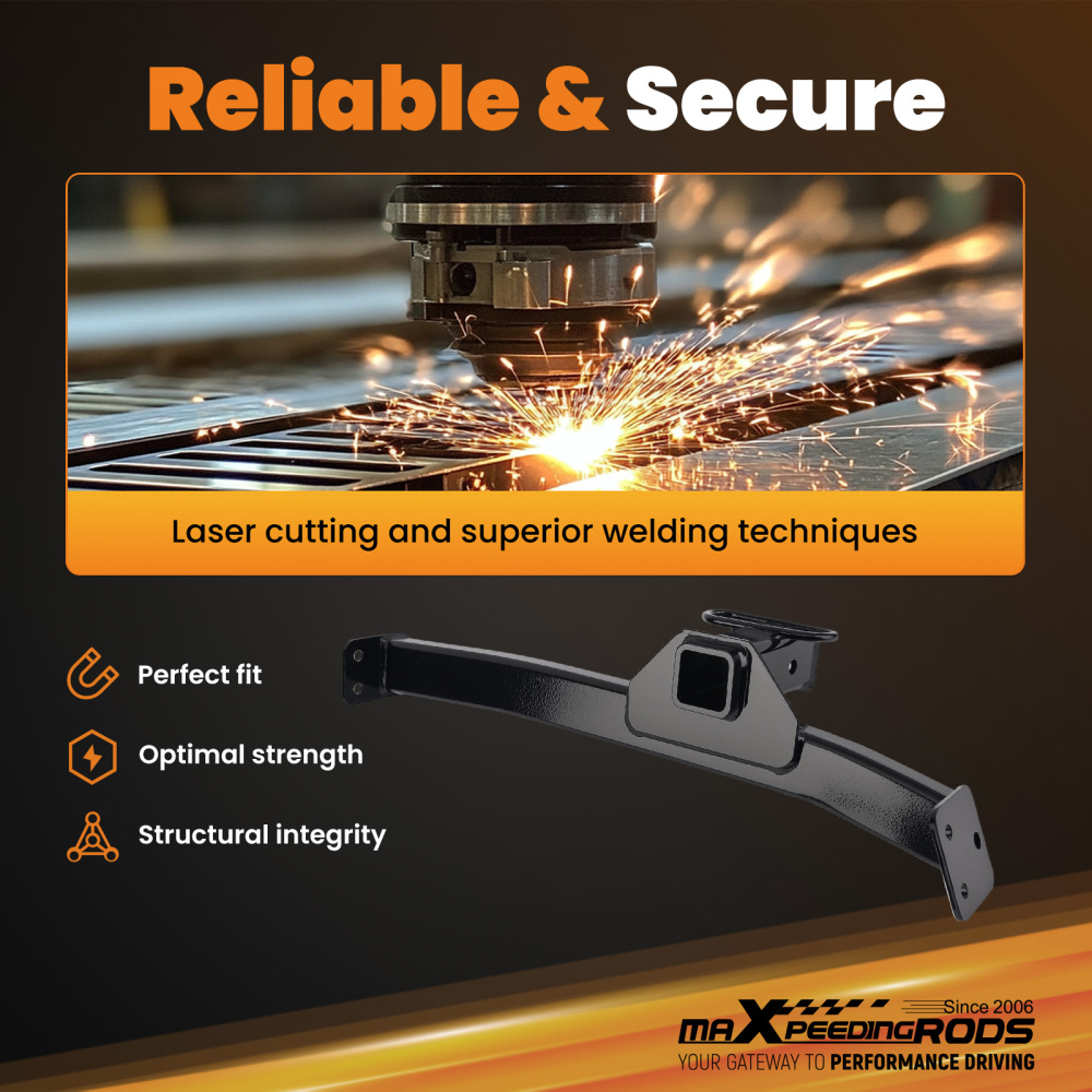 Trailer Hitch Receiver Rear compatible for Hyundai Santa Cruz 2022-2025 Class 3 2 5000lbs