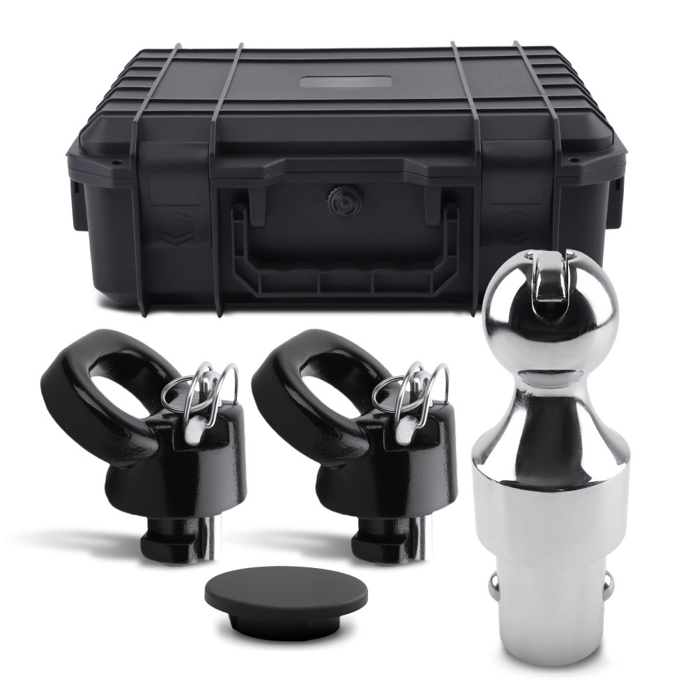 2-5/16 Ball Mount Kit with Chain Anchors compatible for RAM 2500/3500 2013-2024 38K Towing