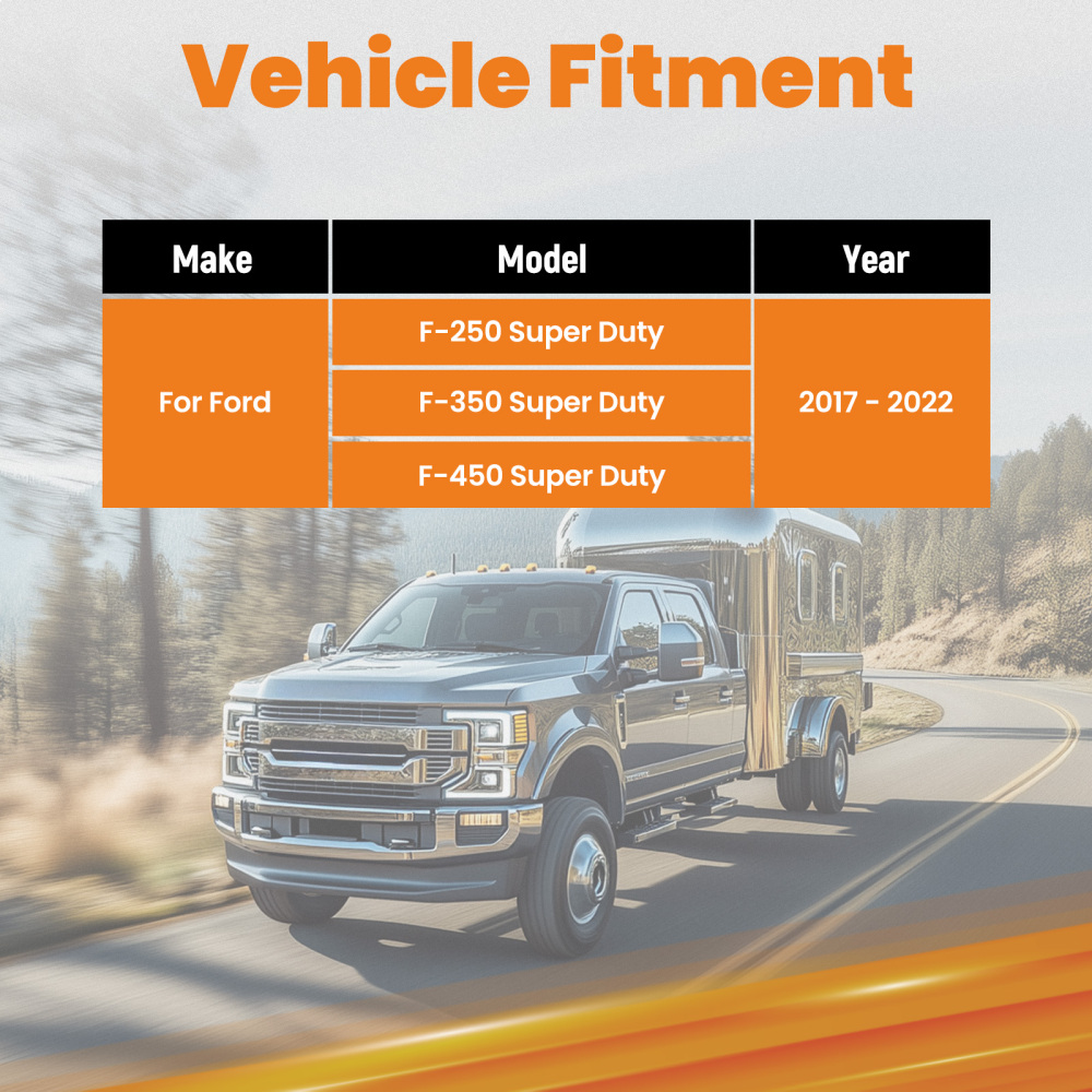 30000 LBS Gooseneck Hitch compatible for Ford F-250 F-350 F-450 2017-2022 Rear Mount