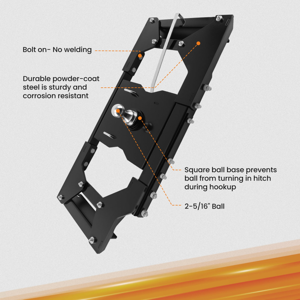 30000 LBS Gooseneck Hitch compatible for Ford F-250 F-350 F-450 2017-2022 Rear Mount