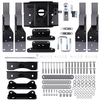 2-5/16 Ball Gooseneck Hitch Mount compatible for Ford F-250 F-350 F-450 2023-2025 Black