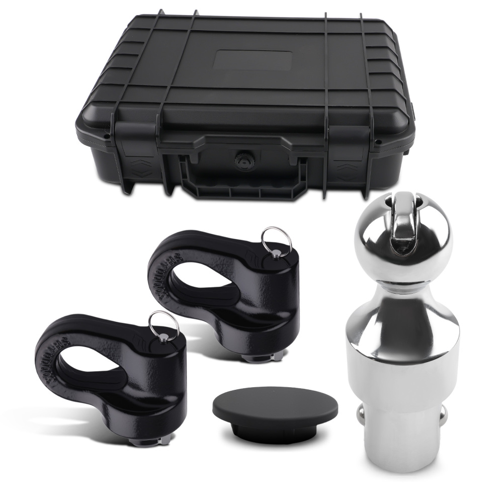 2-5/16 BallChain Kit for F250 F350 13-24 w/BoxRubber Cover