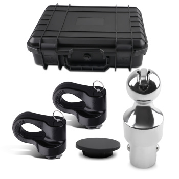 2-5/16 BallChain Kit for F250 F350 13-24 w/BoxRubber Cover